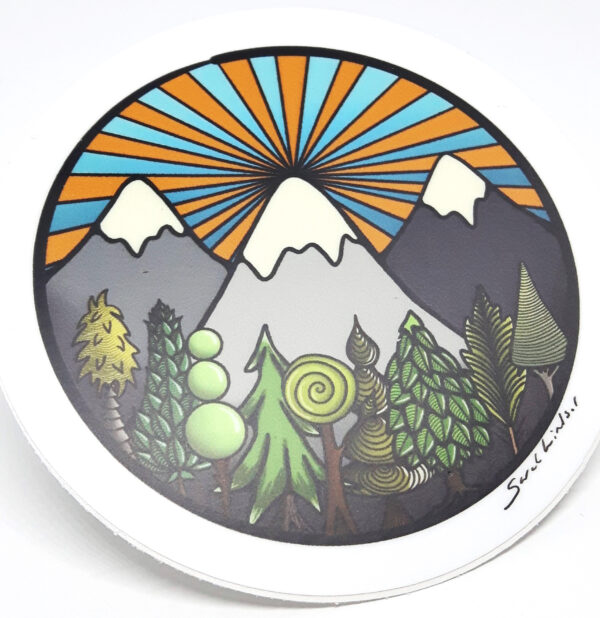 Mountain Trio Sticker