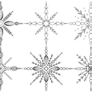 Snowflakes - Set of 6