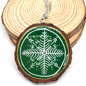Ornament - Snowflake/Revelstoke - Green - 1